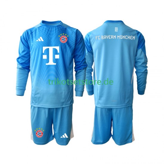 FC Bayern München Torwart 2025-2026 Kinder Trikotset Ausweich Langarm