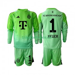 FC Bayern München Torwart Neuer 1 2025-2026 Kinder Trikotset Heim Langarm