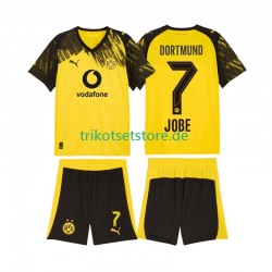 Borussia Dortmund Jobe Bellingham 7 2025-2026 Kinder Trikotset Heim Kurzarm