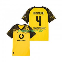 Borussia Dortmund Nico Schlotterbeck 4 2025-2026 Herren Trikot Heim Kurzarm