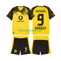Borussia Dortmund Serhou Guirassy 9 2025-2026 Kinder Trikotset Heim Kurzarm