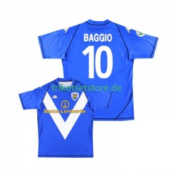 Brescia Calcio Baggio 10 Retro 2003 2004 Herren Trikot Heim Kurzarm
