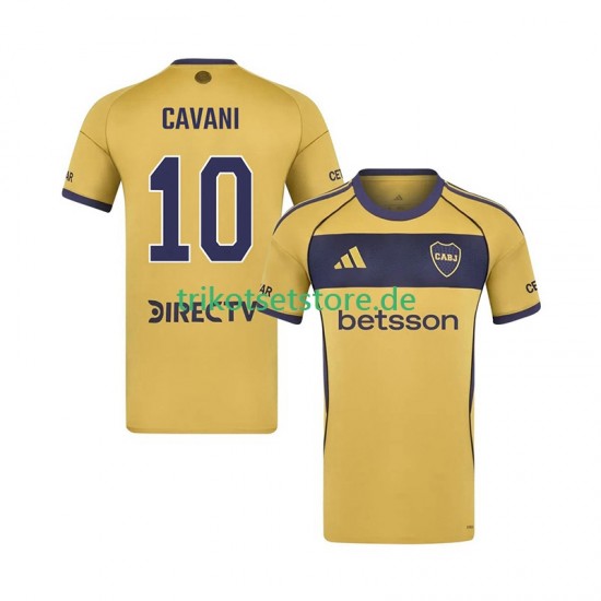 Boca Juniors Edinson Cavani 10 2025-2026 Herren Trikot Auswärts Kurzarm
