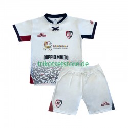 Cagliari 2025-2026 Kinder Trikotset Auswärts Kurzarm