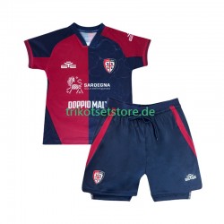 Cagliari 2025-2026 Kinder Trikotset Heim Kurzarm