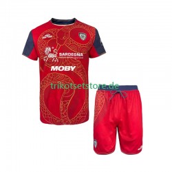 Cagliari Special 2025-2026 Kinder Trikotset Heim Kurzarm