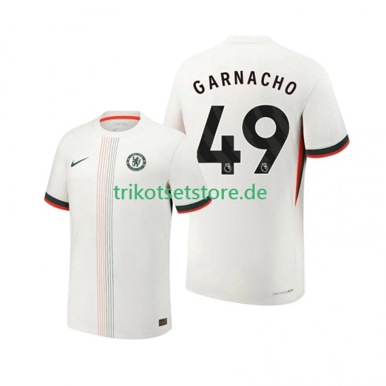 Chelsea Alejandro Garnacho 49 2025-2026 Herren Trikot Auswärts Kurzarm