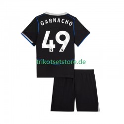 Chelsea Alejandro Garnacho 49 2025-2026 Kinder Trikotset Ausweich Kurzarm