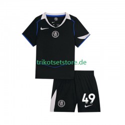 Chelsea Alejandro Garnacho 49 2025-2026 Kinder Trikotset Ausweich Kurzarm