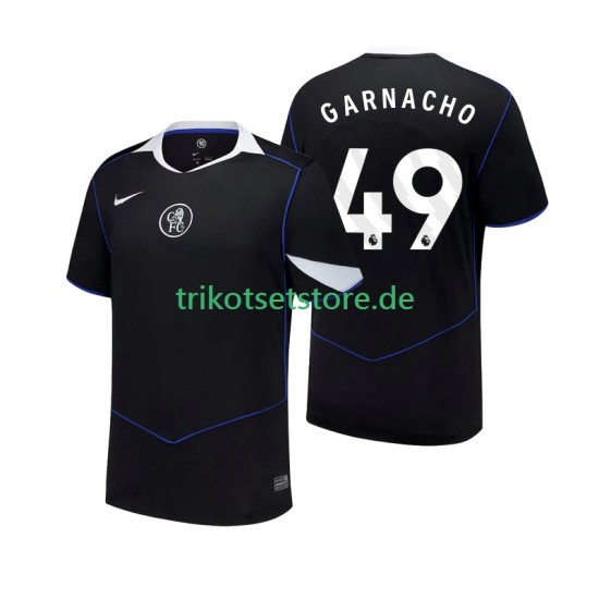 Chelsea Alejandro Garnacho 49 2025-2026 Herren Trikot Ausweich Kurzarm