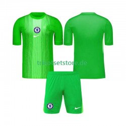 Chelsea Torwart 2025-2026 Kinder Trikotset Auswärts Kurzarm