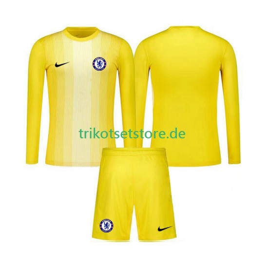Chelsea Torwart 2025-2026 Kinder Trikotset Ausweich Langarm