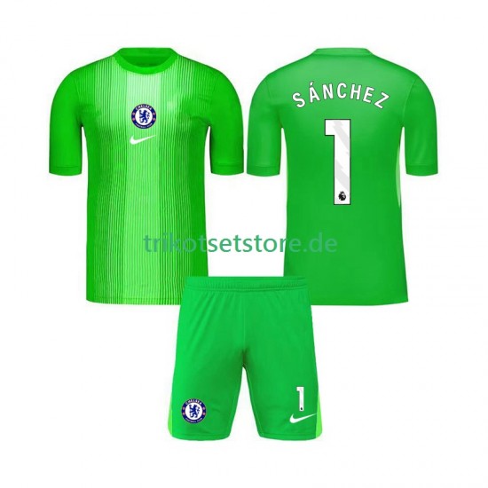 Chelsea Torwart Robert Sanchez 1 2025-2026 Kinder Trikotset Auswärts Kurzarm