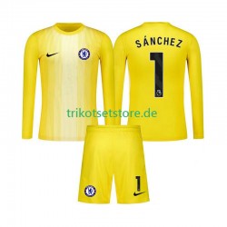 Chelsea Torwart Robert Sanchez 1 2025-2026 Kinder Trikotset Ausweich Langarm