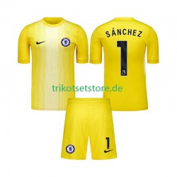 Chelsea Torwart Robert Sanchez 1 2025-2026 Kinder Trikotset Ausweich Kurzarm