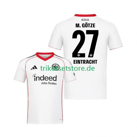 Eintracht Frankfurt Mario Gotze 27 2025-2026 Herren Trikot Auswärts Kurzarm