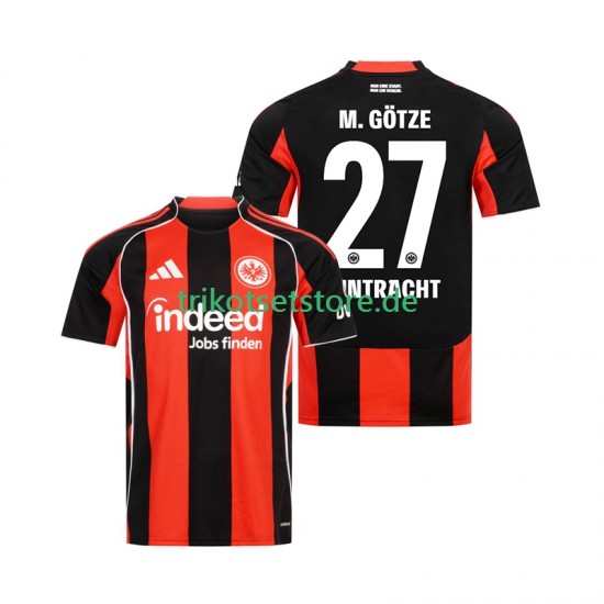 Eintracht Frankfurt Mario Gotze 27 2025-2026 Herren Trikot Heim Kurzarm
