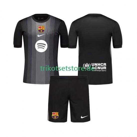 FC Barcelona Torwart 2025-2026 Kinder Trikotset Ausweich Kurzarm