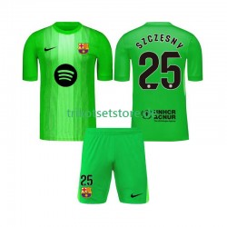 FC Barcelona Torwart Szczesny 25 2025-2026 Kinder Trikotset Heim Kurzarm