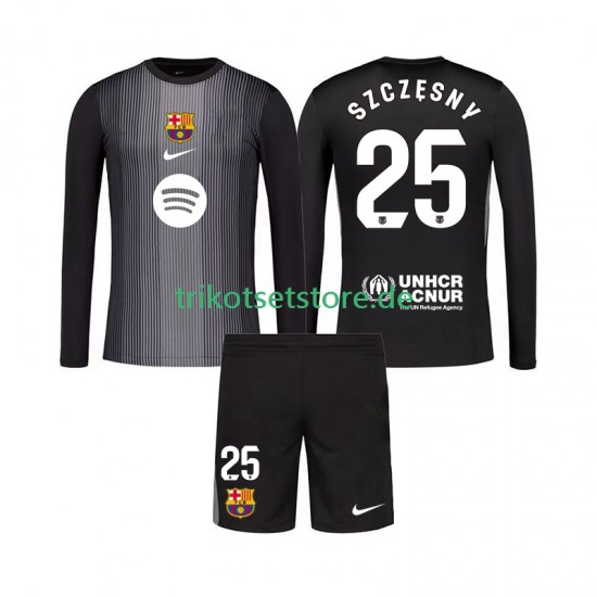 FC Barcelona Torwart Szczesny 25 2025-2026 Kinder Trikotset Ausweich Langarm