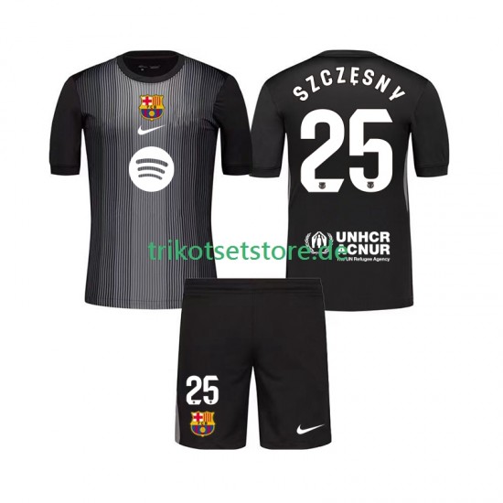 FC Barcelona Torwart Szczesny 25 2025-2026 Kinder Trikotset Ausweich Kurzarm