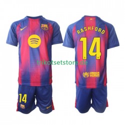 FC Barcelona Marcus Rashford 14 2025-2026 Kinder Trikotset Heim Kurzarm