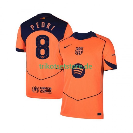 FC Barcelona Pedri 8 UCL 2025-2026 Herren Trikot Ausweich Kurzarm
