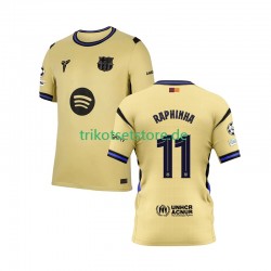 FC Barcelona Raphinha 11 Champions League 2025-2026 Herren Trikot Auswärts Kurzarm
