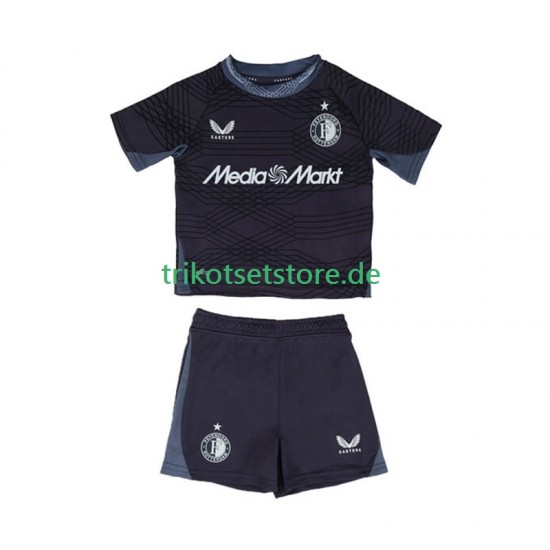 Feyenoord Rotterdam 2025-2026 Kinder Trikotset Auswärts Kurzarm
