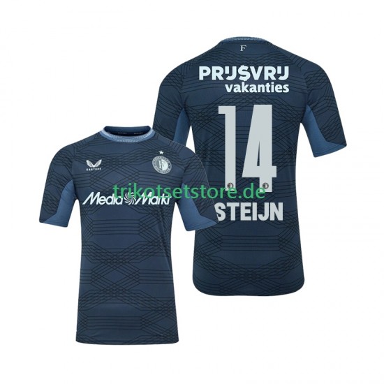 Feyenoord Rotterdam Sem Steijn 14 2025-2026 Herren Trikot Auswärts Kurzarm