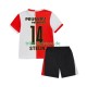 Feyenoord Rotterdam Sem Steijn 14 2025-2026 Kinder Trikotset Heim Kurzarm