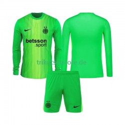 Inter Mailand Torwart 2025-2026 Kinder Trikotset Ausweich Langarm
