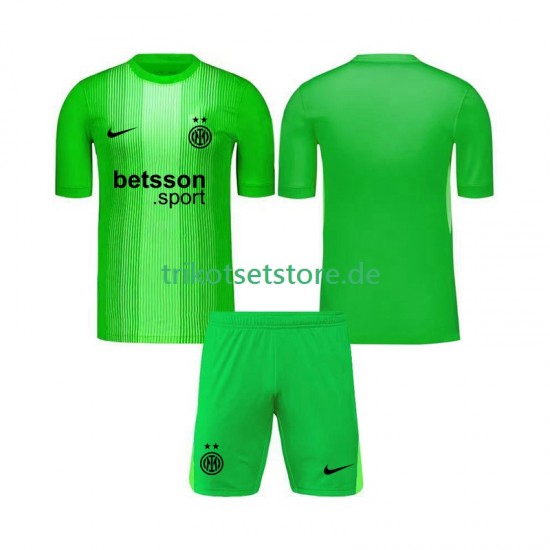 Inter Mailand Torwart 2025-2026 Kinder Trikotset Ausweich Kurzarm