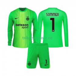 Inter Mailand Torwart Yann Sommer 1 2025-2026 Kinder Trikotset Ausweich Langarm