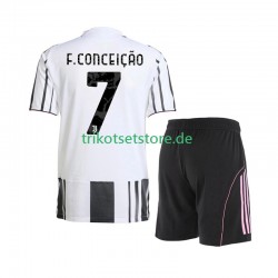 Juventus Turin Francisco Conceicao 7 2025-2026 Kinder Trikotset Heim Kurzarm