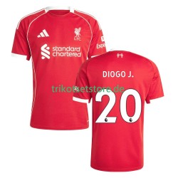 Liverpool Diogo Jota 20 2025-2026 Herren Trikot Heim Kurzarm