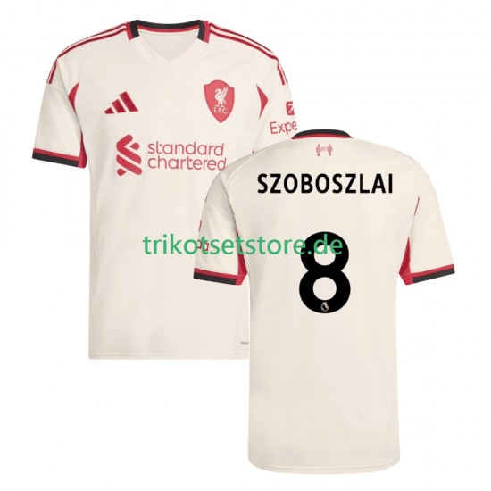 Liverpool Dominik Szoboszlai 8 2025-2026 Herren Trikot Auswärts Kurzarm