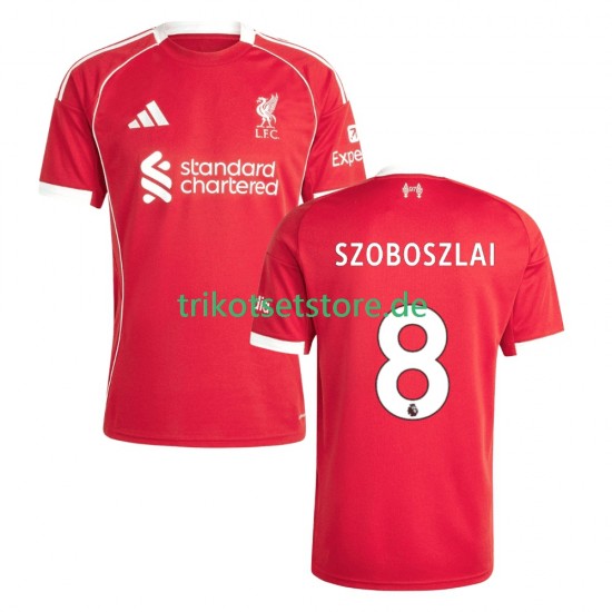 Liverpool Dominik Szoboszlai 8 2025-2026 Herren Trikot Heim Kurzarm