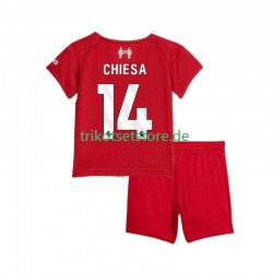 Liverpool Federico Chiesa 14 2025-2026 Kinder Trikotset Heim Kurzarm