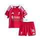 Liverpool Federico Chiesa 14 2025-2026 Kinder Trikotset Heim Kurzarm