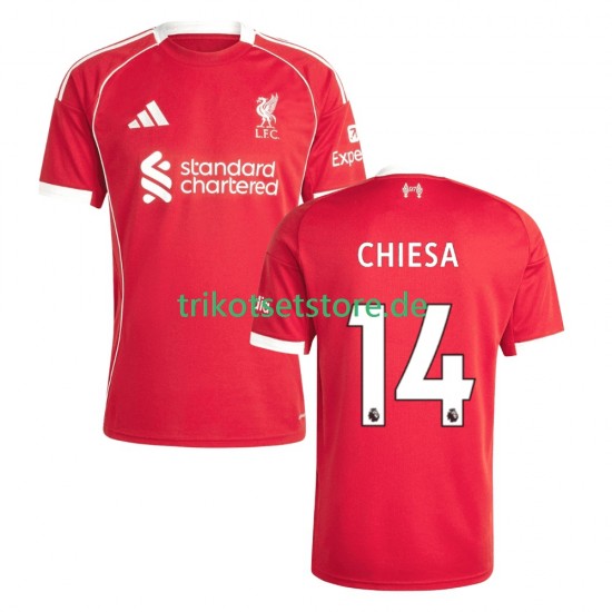 Liverpool Federico Chiesa 14 2025-2026 Herren Trikot Heim Kurzarm