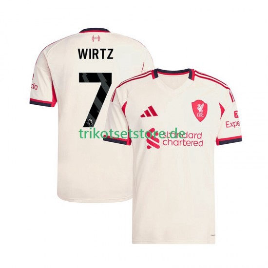 Liverpool Florian Wirtz 7 2025-2026 Herren Trikot Auswärts Kurzarm