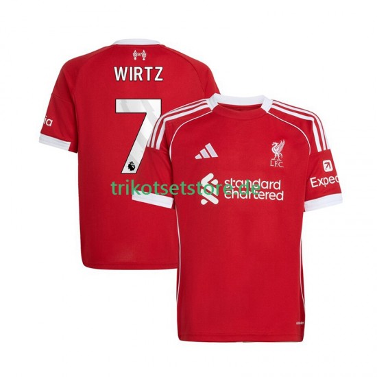Liverpool Florian Wirtz 7 2025-2026 Herren Trikot Heim Kurzarm