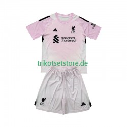 Liverpool Torwart 2025-2026 Kinder Trikotset Ausweich Kurzarm