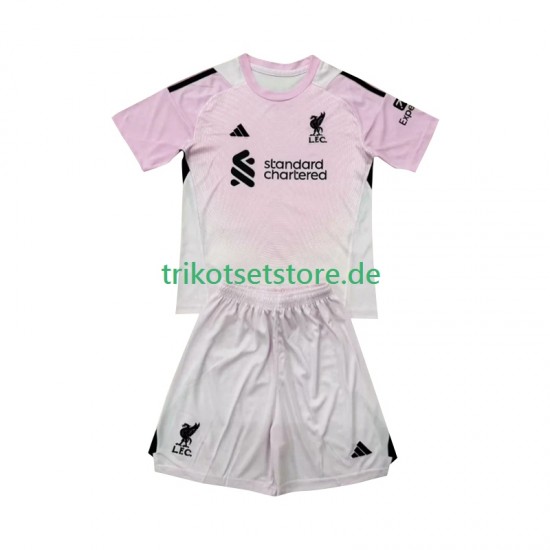 Liverpool Torwart 2025-2026 Kinder Trikotset Ausweich Kurzarm
