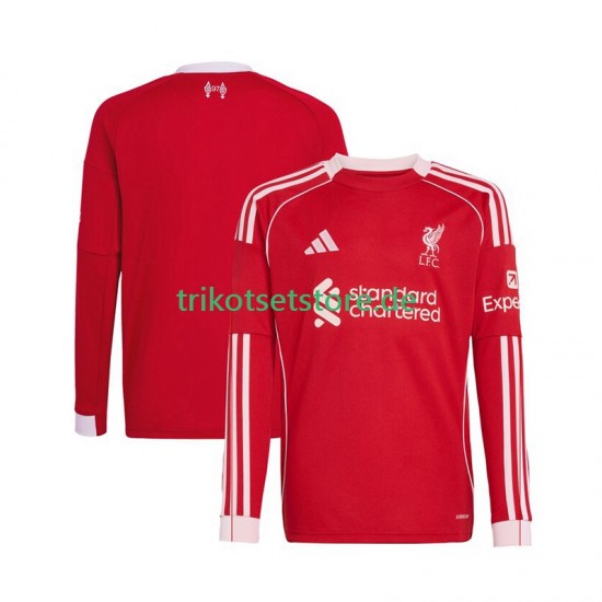 Liverpool 2025-2026 Herren Trikot Heim Langarm