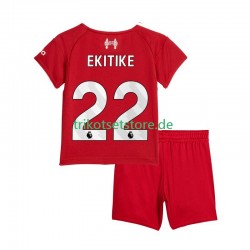 Liverpool Hugo Ekitike 22 2025-2026 Kinder Trikotset Heim Kurzarm