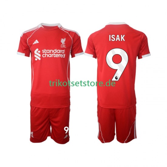 Liverpool ISAK 9 2025-2026 Kinder Trikotset Heim Kurzarm