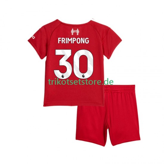 Liverpool Jeremie Frimpong 30 2025-2026 Kinder Trikotset Heim Kurzarm