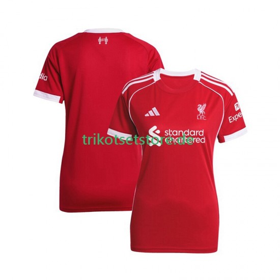 Liverpool 2025-2026 Frauen Trikot Heim Kurzarm
